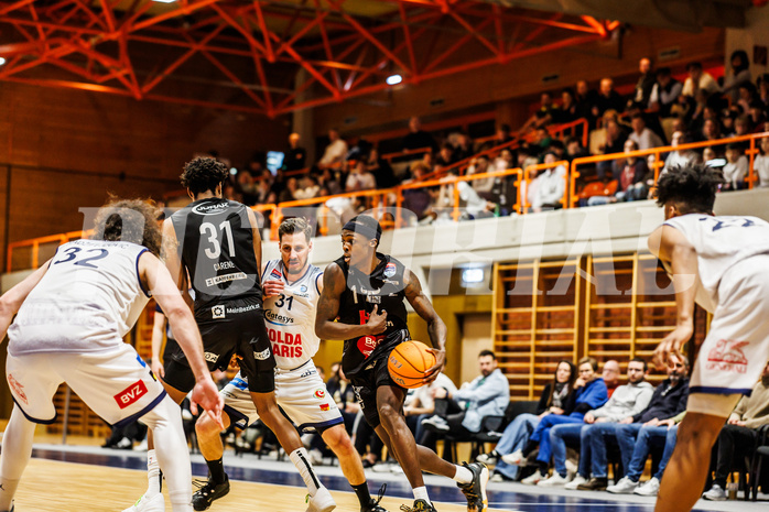 Basketball, win2day Basketball Superliga 2024/25, Qualifikationsrunde 4
, BBC Nord Dragonz, Kapfenberg Bulls, Armani Chaney (1)