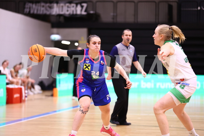 15.03.2025, Graz, Raiffeisen Sportpark, Basketball Damen Superliga 2024/25, Semifinale Spiel 1, UBI Graz vs. UBSC-DBBC Graz,  