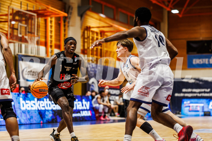 Basketball, win2day Basketball Superliga 2024/25, Qualifikationsrunde 4
, BBC Nord Dragonz, Kapfenberg Bulls, Armani Chaney (1)