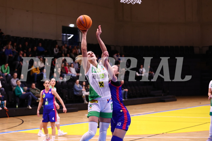 15.03.2025, Graz, Raiffeisen Sportpark, Basketball Damen Superliga 2024/25, Semifinale Spiel 1, UBI Graz vs. UBSC-DBBC Graz,  