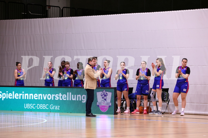 15.03.2025, Graz, Raiffeisen Sportpark, Basketball Damen Superliga 2024/25, Semifinale Spiel 1, UBI Graz vs. UBSC-DBBC Graz,  