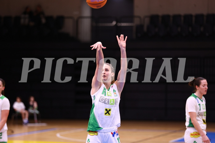 15.03.2025, Graz, Raiffeisen Sportpark, Basketball Damen Superliga 2024/25, Semifinale Spiel 1, UBI Graz vs. UBSC-DBBC Graz,  