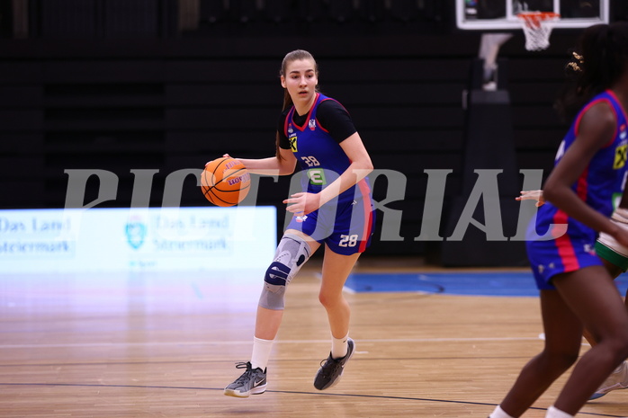 15.03.2025, Graz, Raiffeisen Sportpark, Basketball Damen Superliga 2024/25, Semifinale Spiel 1, UBI Graz vs. UBSC-DBBC Graz,  