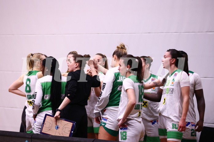 15.03.2025, Graz, Raiffeisen Sportpark, Basketball Damen Superliga 2024/25, Semifinale Spiel 1, UBI Graz vs. UBSC-DBBC Graz,  