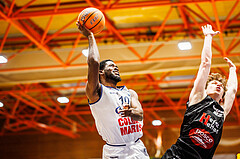 Basketball, win2day Basketball Superliga 2024/25, Qualifikationsrunde 4
, BBC Nord Dragonz, Kapfenberg Bulls, Austen Awosika (10)