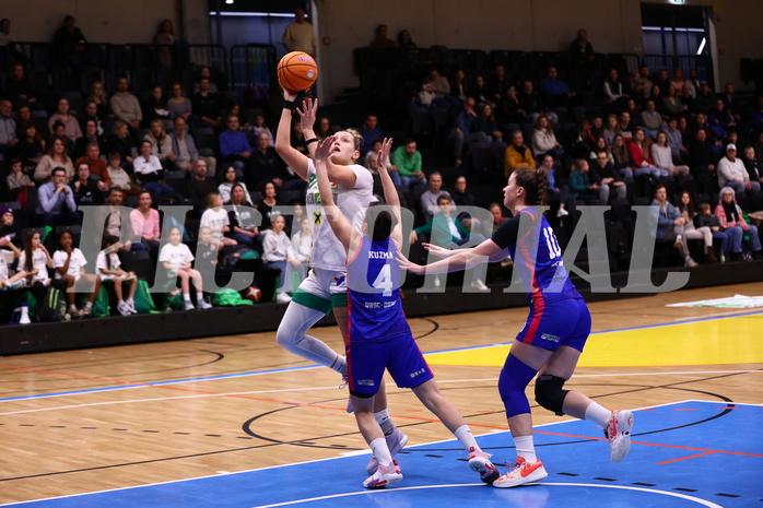 15.03.2025, Graz, Raiffeisen Sportpark, Basketball Damen Superliga 2024/25, Semifinale Spiel 1, UBI Graz vs. UBSC-DBBC Graz,  