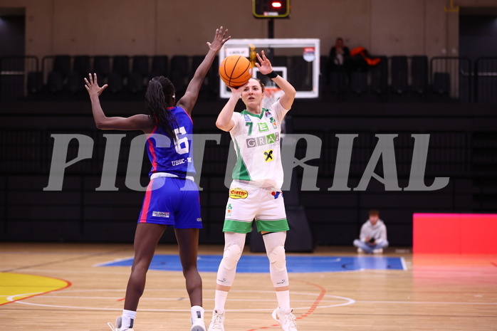 15.03.2025, Graz, Raiffeisen Sportpark, Basketball Damen Superliga 2024/25, Semifinale Spiel 1, UBI Graz vs. UBSC-DBBC Graz,  