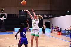 15.03.2025, Graz, Raiffeisen Sportpark, Basketball Damen Superliga 2024/25, Semifinale Spiel 1, UBI Graz vs. UBSC-DBBC Graz,  
