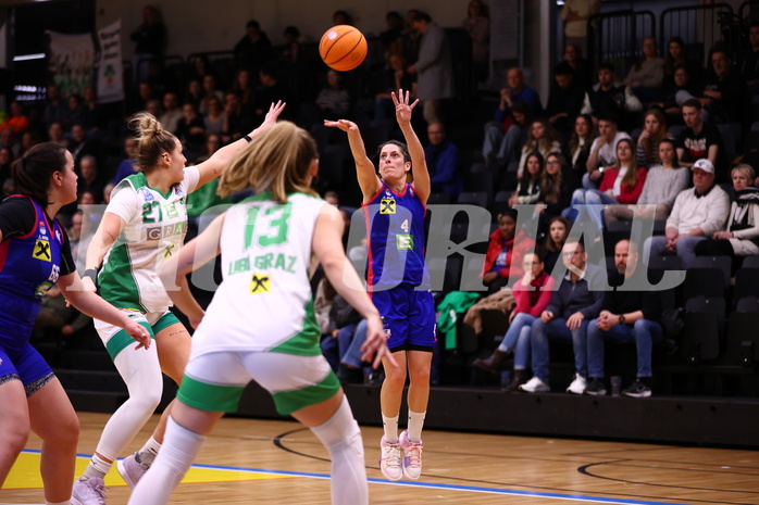 15.03.2025, Graz, Raiffeisen Sportpark, Basketball Damen Superliga 2024/25, Semifinale Spiel 1, UBI Graz vs. UBSC-DBBC Graz,  