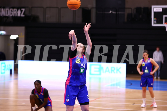 15.03.2025, Graz, Raiffeisen Sportpark, Basketball Damen Superliga 2024/25, Semifinale Spiel 1, UBI Graz vs. UBSC-DBBC Graz,  