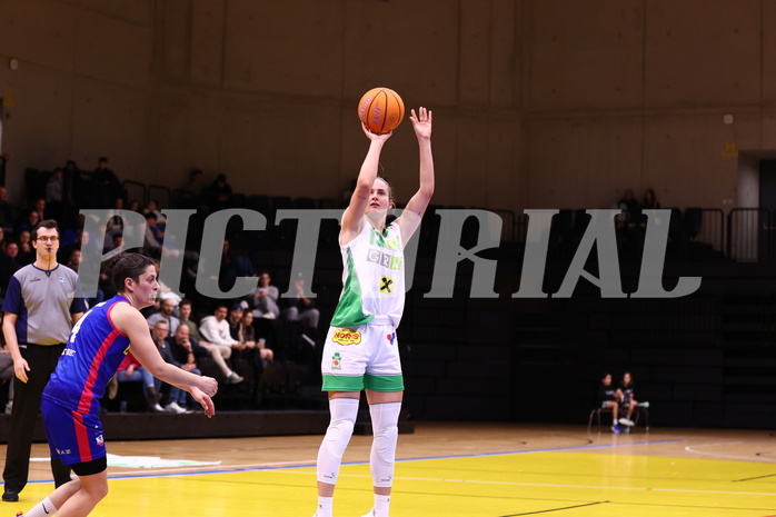 15.03.2025, Graz, Raiffeisen Sportpark, Basketball Damen Superliga 2024/25, Semifinale Spiel 1, UBI Graz vs. UBSC-DBBC Graz,  