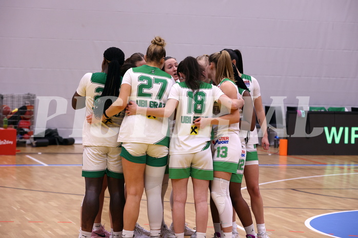 15.03.2025, Graz, Raiffeisen Sportpark, Basketball Damen Superliga 2024/25, Semifinale Spiel 1, UBI Graz vs. UBSC-DBBC Graz,  