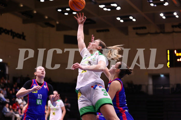 15.03.2025, Graz, Raiffeisen Sportpark, Basketball Damen Superliga 2024/25, Semifinale Spiel 1, UBI Graz vs. UBSC-DBBC Graz,  