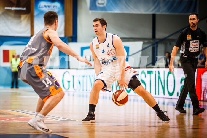 Basketball, ABL 2018/19, Grunddurchgang 31.Runde, Oberwart Gunners, Klosterneuburg Dukes, Jakob Szkutta (4)