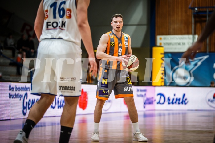 Basketball, ABL 2018/19, Grunddurchgang 31.Runde, Oberwart Gunners, Klosterneuburg Dukes, Clemens Leydolf (9)