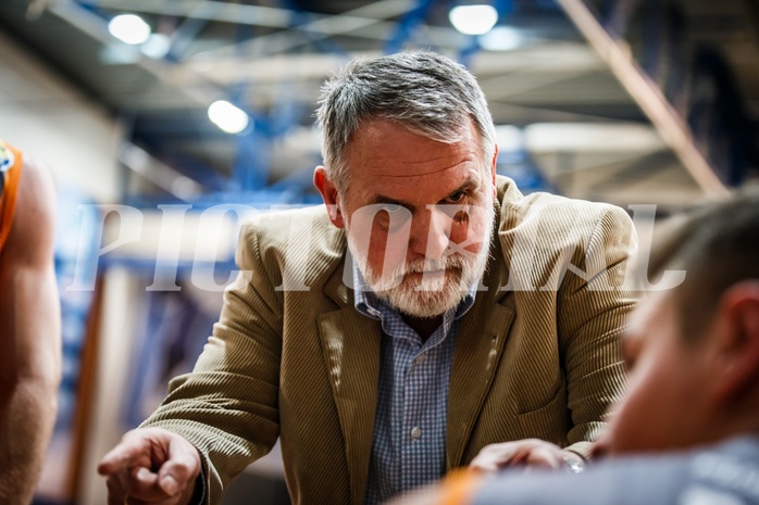Basketball, ABL 2018/19, Grunddurchgang 31.Runde, Oberwart Gunners, Klosterneuburg Dukes, Werner Sallomon (Head Coach)