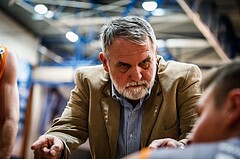 Basketball, ABL 2018/19, Grunddurchgang 31.Runde, Oberwart Gunners, Klosterneuburg Dukes, Werner Sallomon (Head Coach)