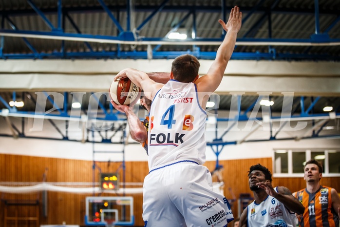 Basketball, ABL 2018/19, Grunddurchgang 31.Runde, Oberwart Gunners, Klosterneuburg Dukes, Predrag Miletic (8), Jakob Szkutta (4)