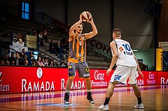 Basketball, ABL 2018/19, Grunddurchgang 31.Runde, Oberwart Gunners, Klosterneuburg Dukes, Moritz Lanegger (6)