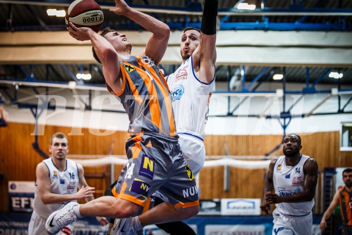 Basketball, ABL 2018/19, Grunddurchgang 31.Runde, Oberwart Gunners, Klosterneuburg Dukes, Valentin Bauer (14)
