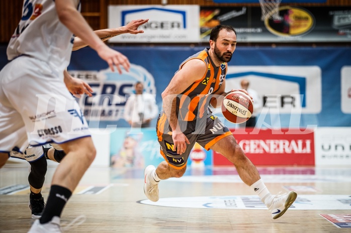 Basketball, ABL 2018/19, Grunddurchgang 31.Runde, Oberwart Gunners, Klosterneuburg Dukes, Predrag Miletic (8)