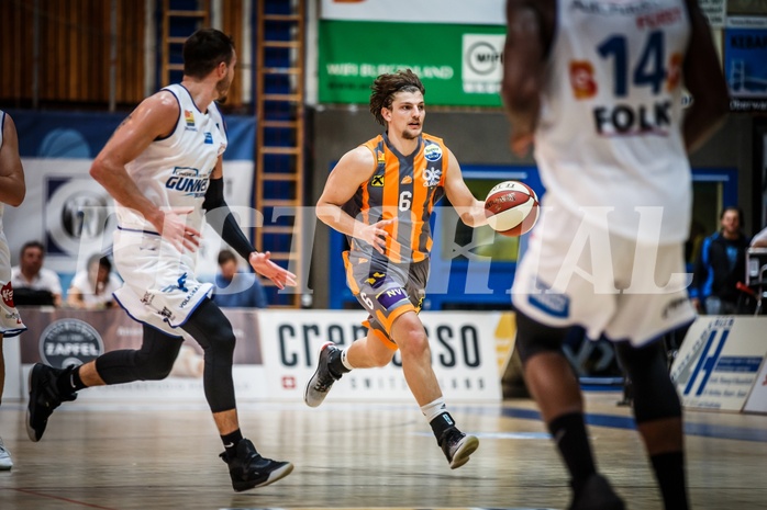 Basketball, ABL 2018/19, Grunddurchgang 31.Runde, Oberwart Gunners, Klosterneuburg Dukes, Moritz Lanegger (6)