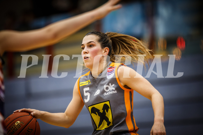 Basketball, win2day Damen Basketball Superliga 2021/22, Finale Spiel 2, BK Duchess, Vienna United, Lisa Zderadicka (5)