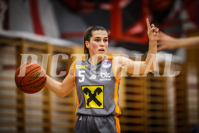 Basketball, win2day Damen Basketball Superliga 2021/22, Finale Spiel 2, BK Duchess, Vienna United, Lisa Zderadicka (5)