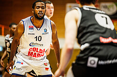 Basketball, win2day Basketball Superliga 2023/224, Grunddurchgang Runde 8, BBC Nord Dragonz, Kapfenberg Bulls, Austen Awosika (10)