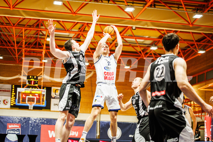 Basketball, win2day Basketball Superliga 2023/224, Grunddurchgang Runde 8, BBC Nord Dragonz, Kapfenberg Bulls, Filip Bjelanovic (22)
