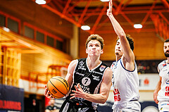 Basketball, win2day Basketball Superliga 2023/224, Grunddurchgang Runde 8, BBC Nord Dragonz, Kapfenberg Bulls, Miro Zapf (7)