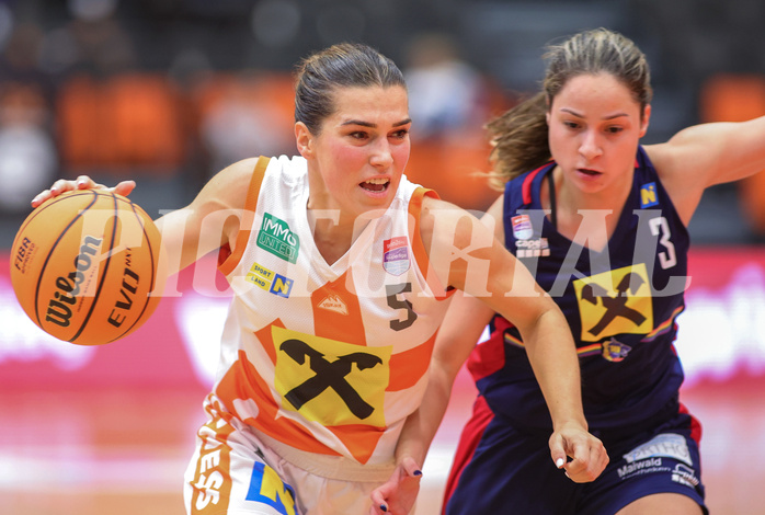 Basketball Damen Superliga 2023/24, Grunddurchgang Spiel 4 BK Duchess Klosterneuburg vs. SKN St.Pölten


