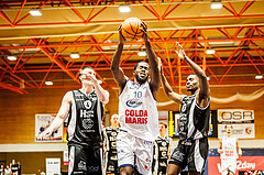 Basketball, win2day Basketball Superliga 2023/224, Grunddurchgang Runde 8, BBC Nord Dragonz, Kapfenberg Bulls, Austen Awosika (10)