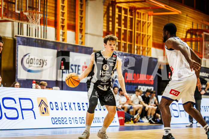 Basketball, win2day Basketball Superliga 2023/224, Grunddurchgang Runde 8, BBC Nord Dragonz, Kapfenberg Bulls, #Miro Zapf (7)