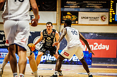 Basketball, win2day Basketball Superliga 2023/224, Grunddurchgang Runde 8, BBC Nord Dragonz, Kapfenberg Bulls, Noah Baumann (4)