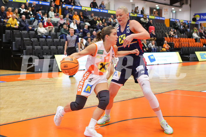 Basketball Damen Superliga 2023/24, Grunddurchgang Spiel 4 BK Duchess Klosterneuburg vs. SKN St.Pölten


