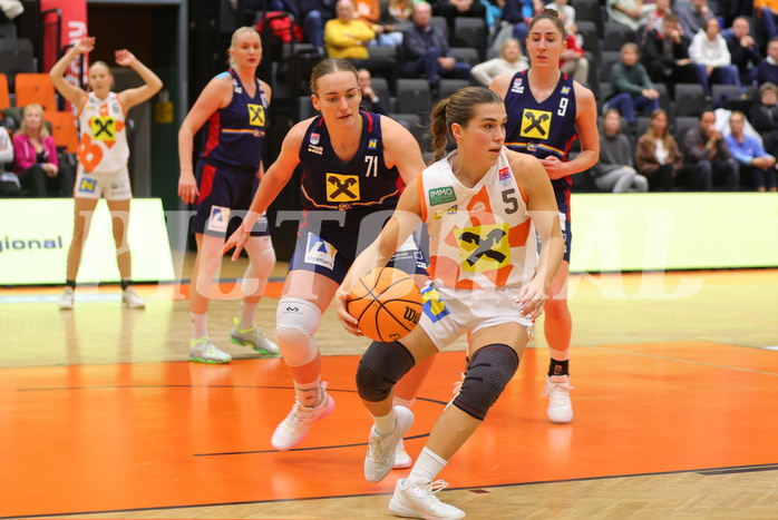 Basketball Damen Superliga 2023/24, Grunddurchgang Spiel 4 BK Duchess Klosterneuburg vs. SKN St.Pölten



