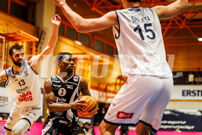 Basketball, win2day Basketball Superliga 2023/224, Grunddurchgang Runde 8, BBC Nord Dragonz, Kapfenberg Bulls, Rudi Williams (3)