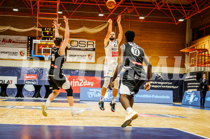 Basketball, win2day Basketball Superliga 2023/224, Grunddurchgang Runde 8, BBC Nord Dragonz, Kapfenberg Bulls, Tino Sebalj (13)