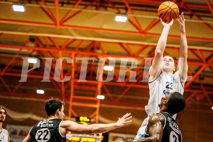 Basketball, win2day Basketball Superliga 2023/224, Grunddurchgang Runde 8, BBC Nord Dragonz, Kapfenberg Bulls, Filip Bjelanovic (22)