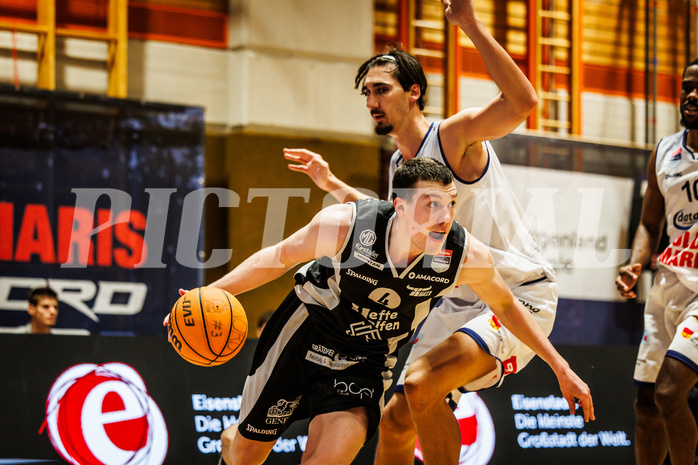 Basketball, win2day Basketball Superliga 2023/224, Grunddurchgang Runde 8, BBC Nord Dragonz, Kapfenberg Bulls, Noah Baumann (4)