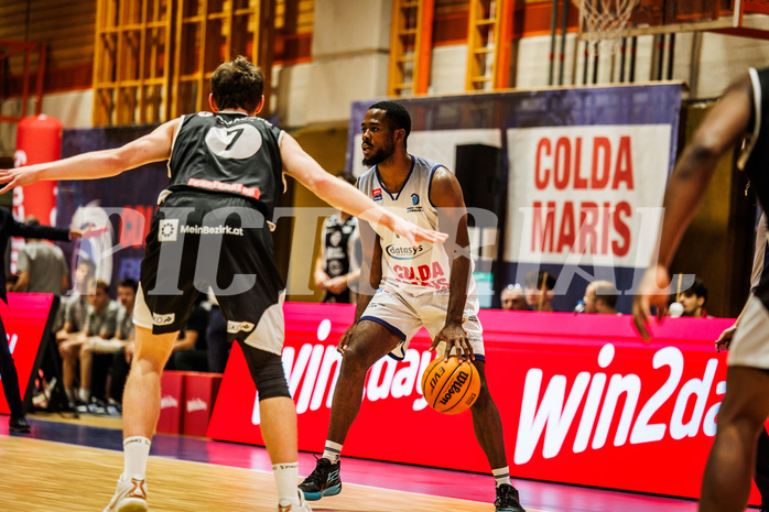 Basketball, win2day Basketball Superliga 2023/224, Grunddurchgang Runde 8, BBC Nord Dragonz, Kapfenberg Bulls, Austen Awosika (10)