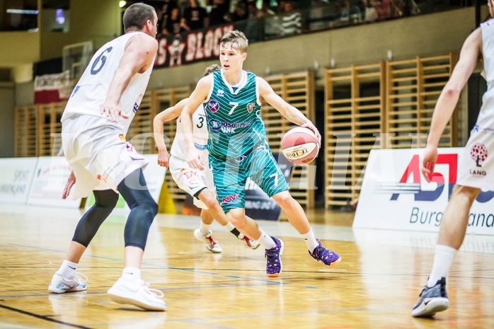 Basketball, 2.Bundesliga, Grunddurchgang 2.Runde, Mattersburg Rocks, KOS Celovec, Valentin Pasterk (7)