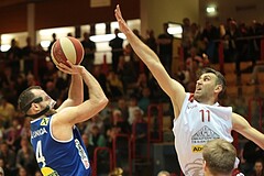 10.02.2019 Basketball ABL 2018/19 Grunddurchgang 23.Runde Traiskirchen Lions vs Gmunden SwansIm Bild: