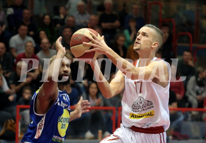 10.02.2019 Basketball ABL 2018/19 Grunddurchgang 23.Runde Traiskirchen Lions vs Gmunden Swans Im Bild:
