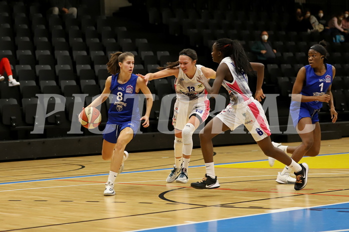 21.11.2021, Basketball Damen Superliga 2021/22, Grunddurchgang 5.Runde,  
UBSC-DBBC Graz vs. D.C. Timberwolves