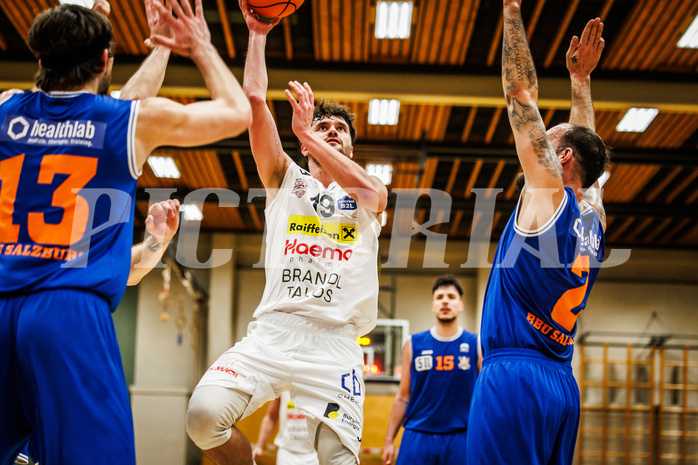 Basketball, Basketball Zweite Liga 2023/24, Grunddurchgang 10.Runde, Mattersburg Rocks, BBU Salzburg, Rene Buchmayer (19)
