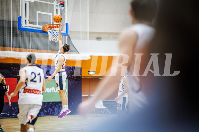 Basketball, Win2Day Superliga 2023/24, Grunddurchgang 11.Runde, Vienna Timberwolves, Flyers Wels, Ivor Kuresevic (44)