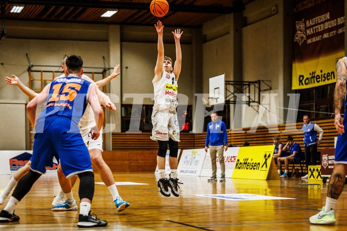 Basketball, Basketball Zweite Liga 2023/24, Grunddurchgang 10.Runde, Mattersburg Rocks, BBU Salzburg, Nikolaus Bugnyar (4)