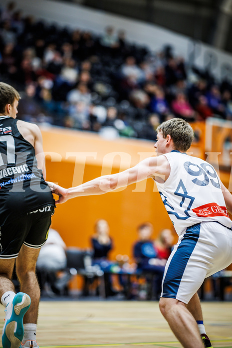 Basketball, Win2Day Superliga 2023/24, Grunddurchgang 11.Runde, Vienna Timberwolves, Flyers Wels, Jonas John (99)